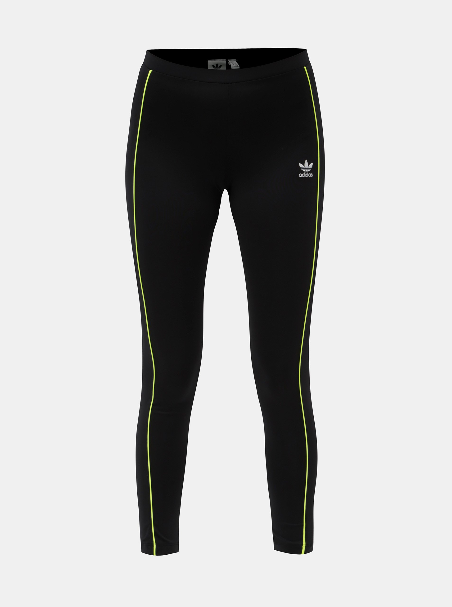 Černé legíny s pruhy adidas Originals