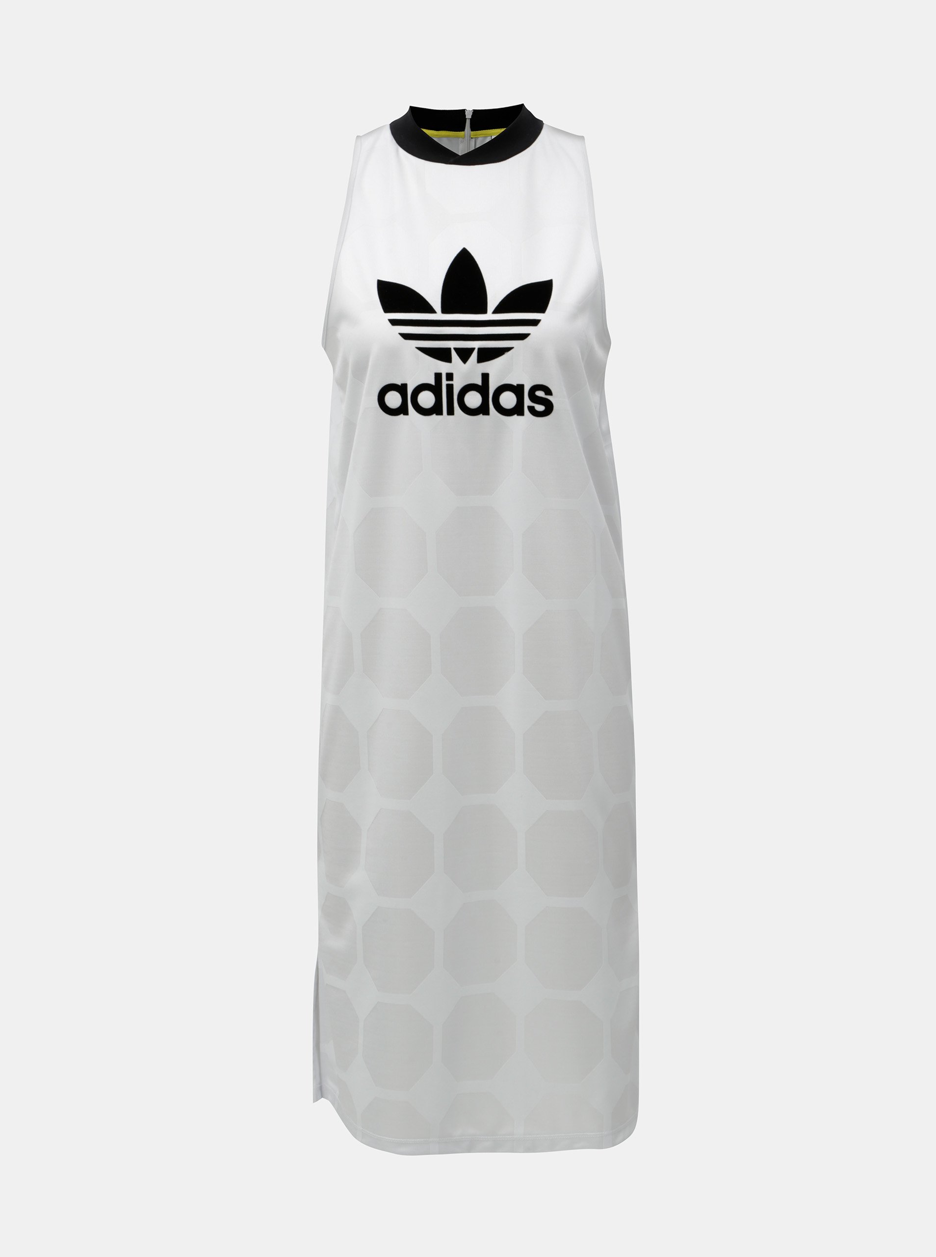 Bílé šaty s fotbalovým vzorem adidas Originals