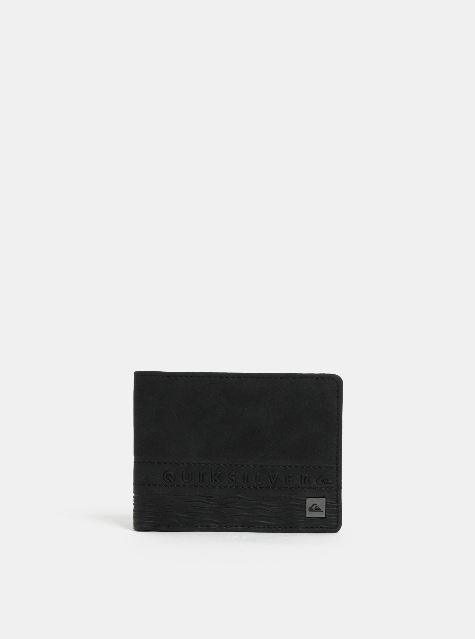 Černá pánská koženková peněženka Quiksilver