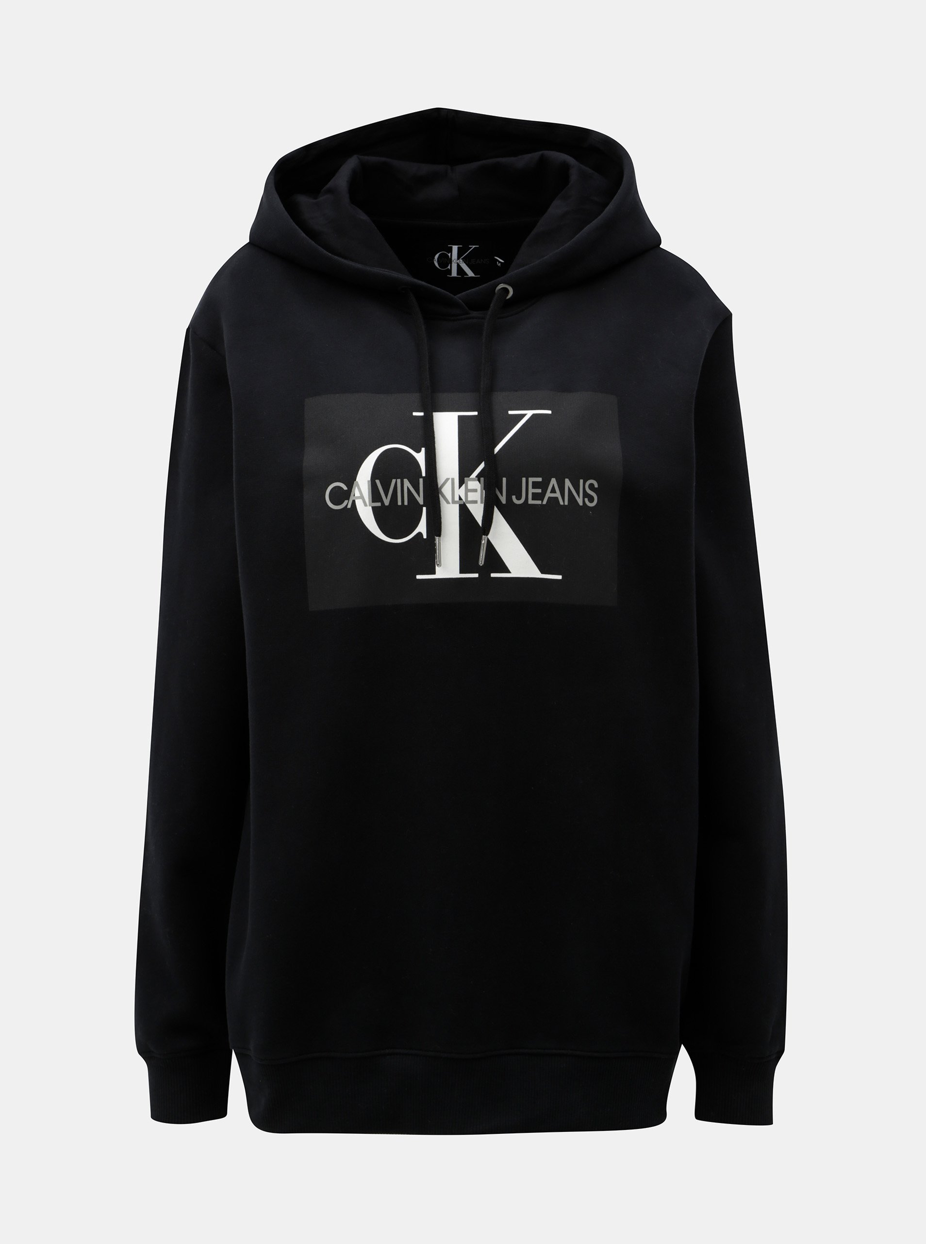 Černá dámská mikina s kapucí Calvin Klein Jeans