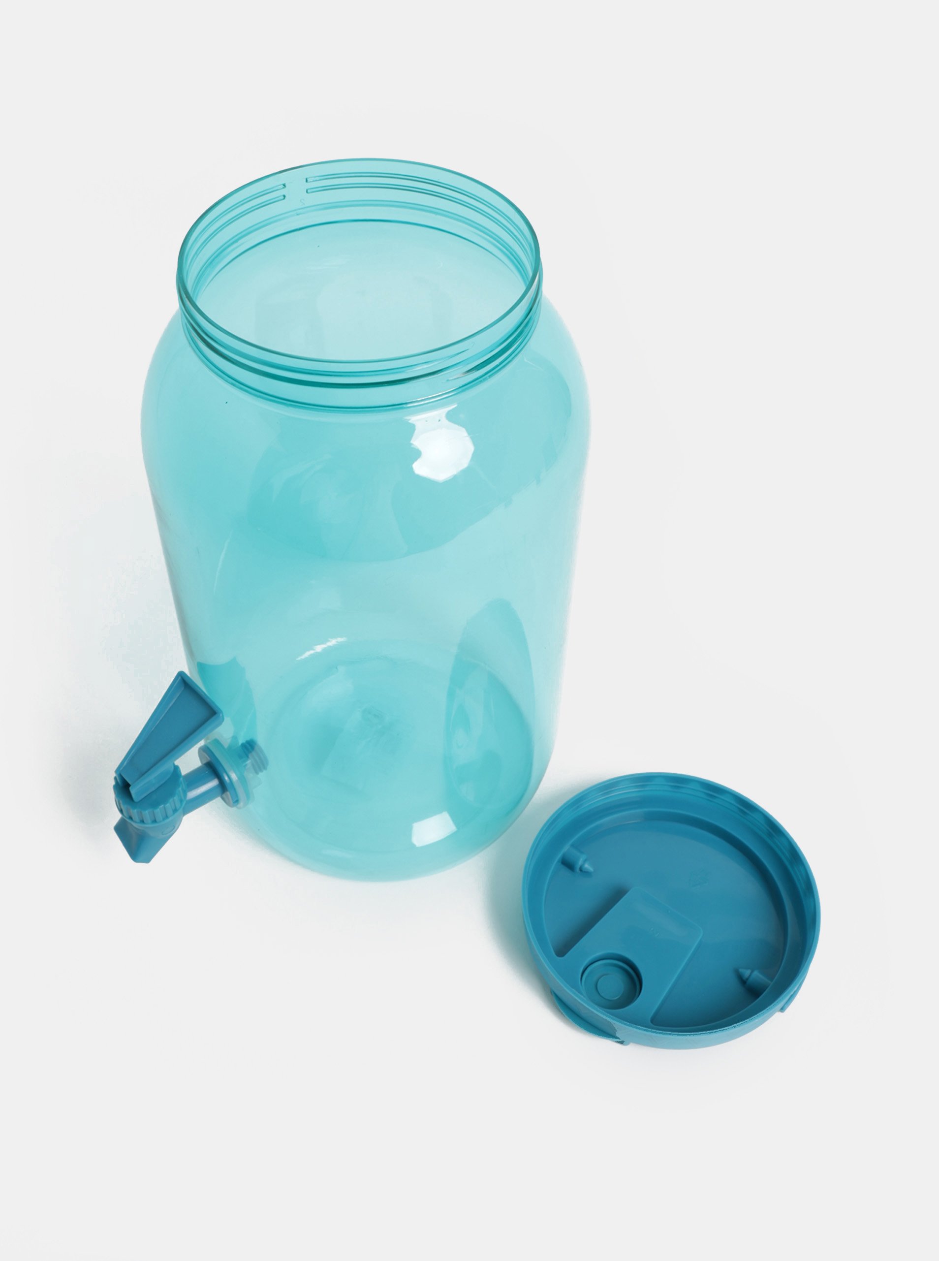 Modra Plastova Transparentni Nadoba S Kohoutkem Kaemingk 3750 Ml