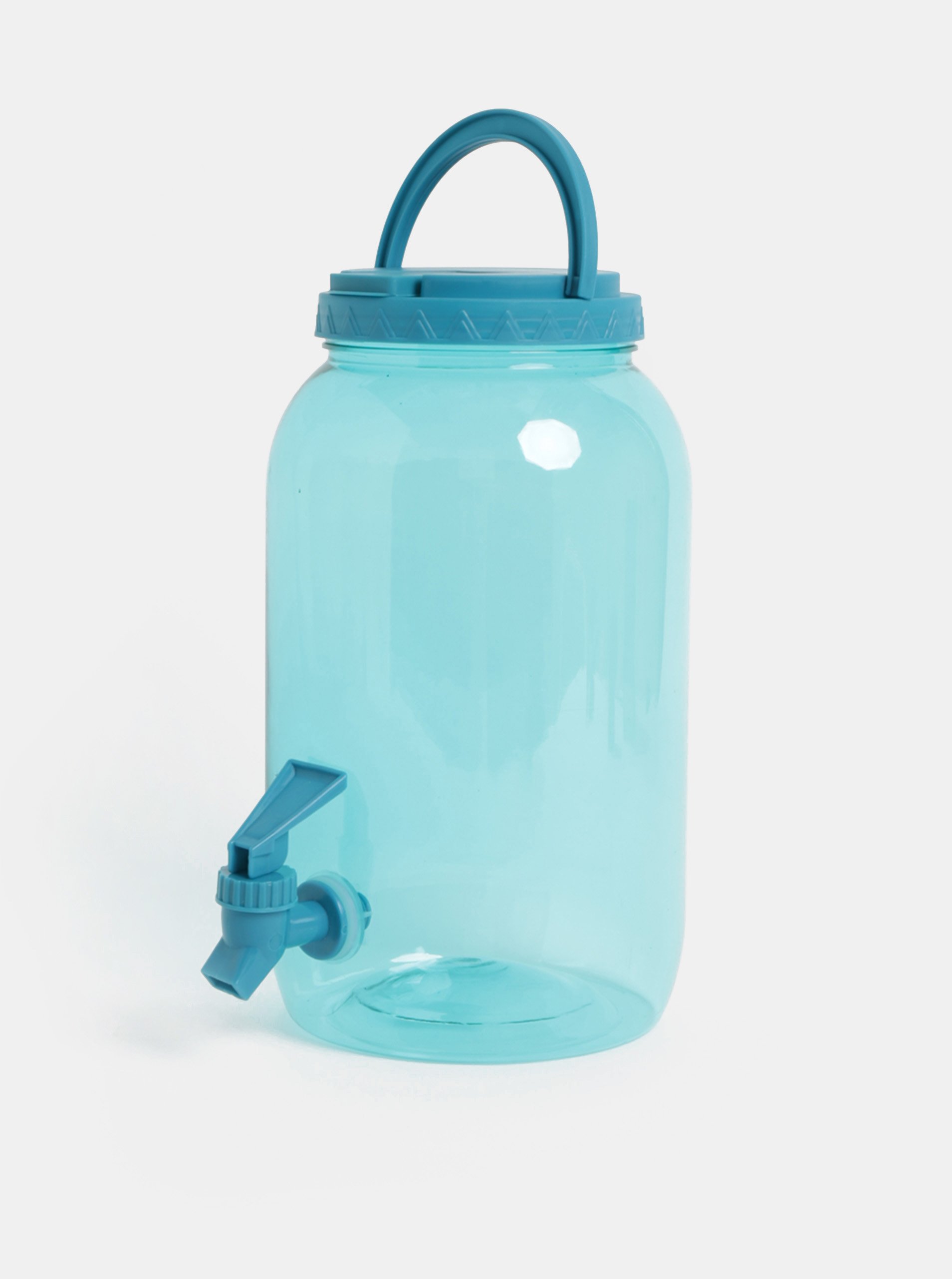 Modra Plastova Transparentni Nadoba S Kohoutkem Kaemingk 3750 Ml