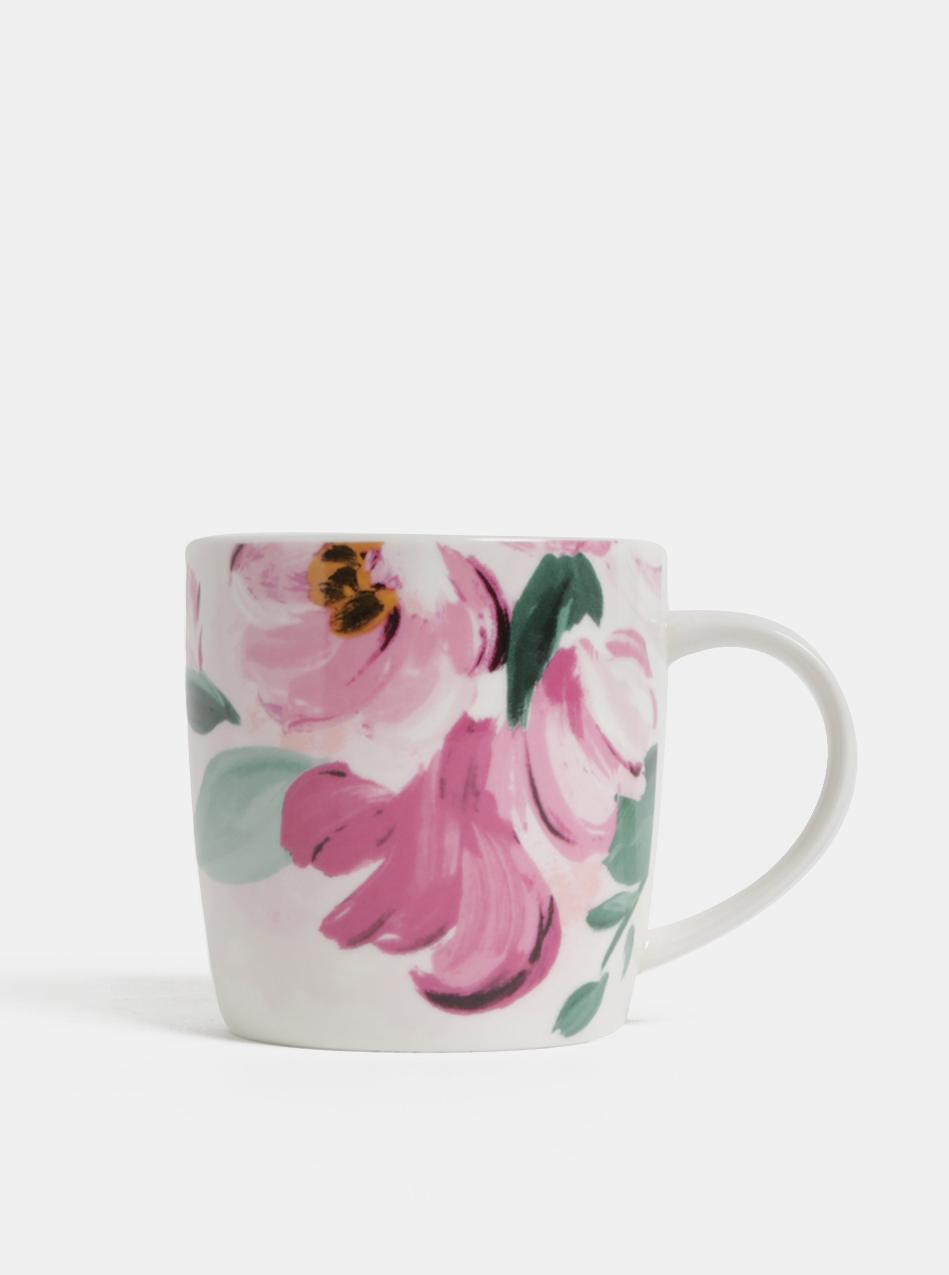 Růžovo-krémový květovaný hrnek Cath Kidston 250 ml