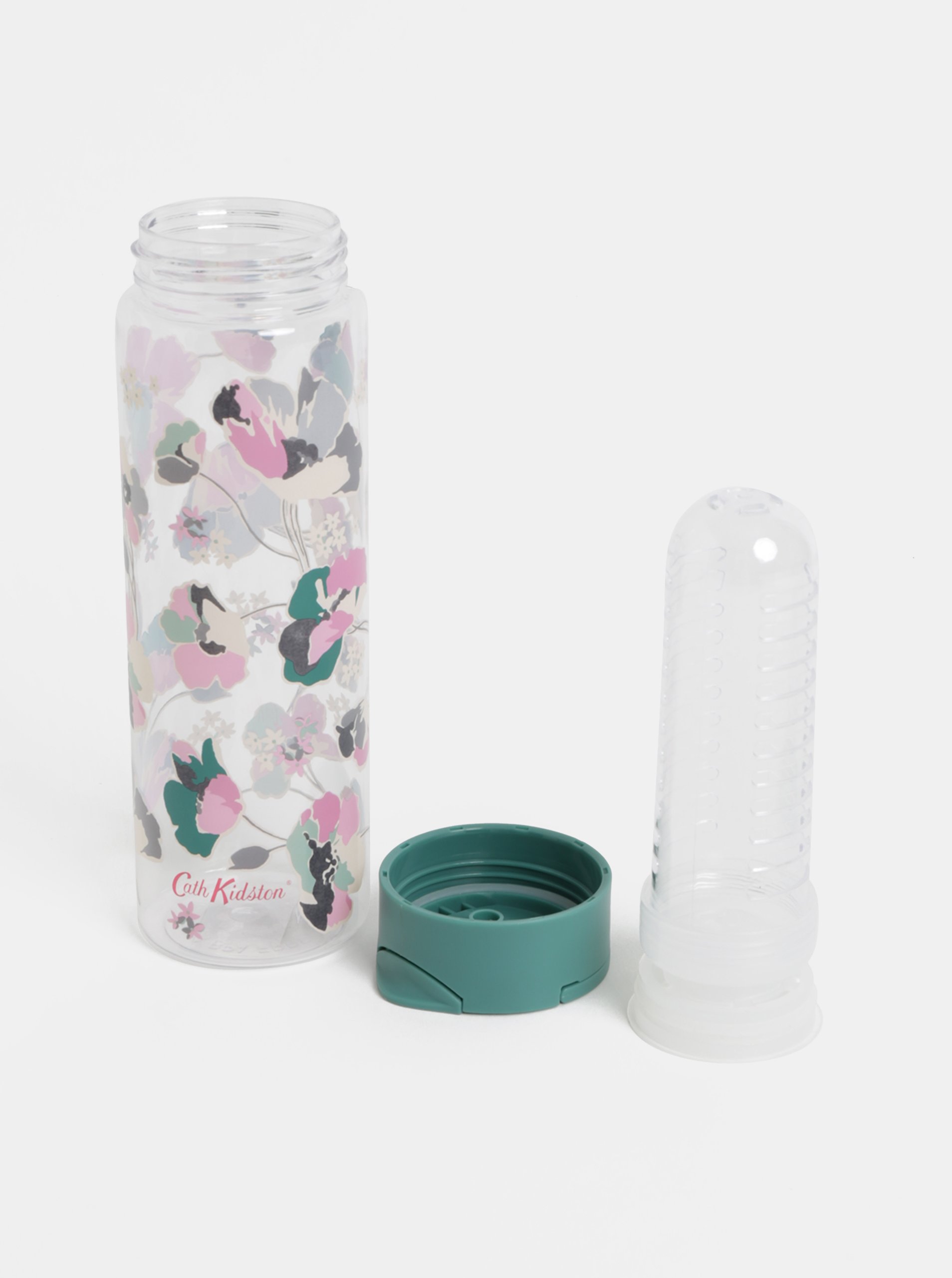 Plastova Lahev S Filtrem Na Ovoce A Zelenym Vickem Cath Kidston
