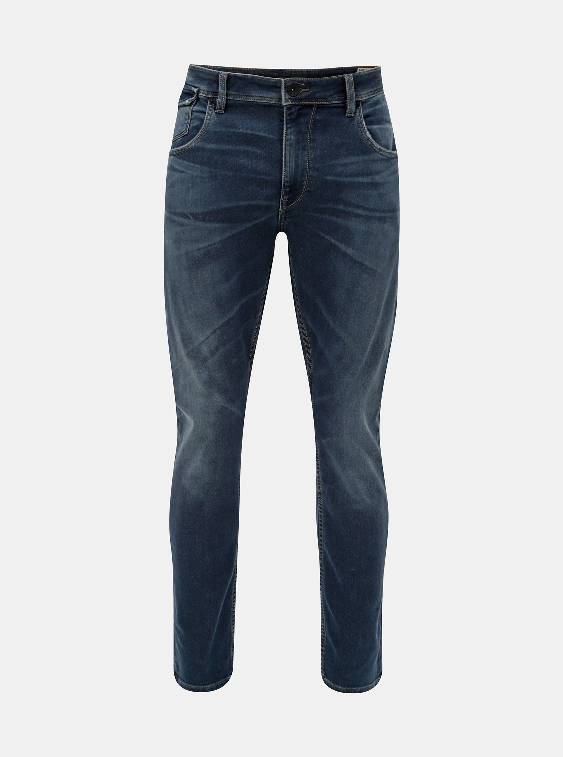 Modré pánské tapered fit džíny Garcia Jeans
