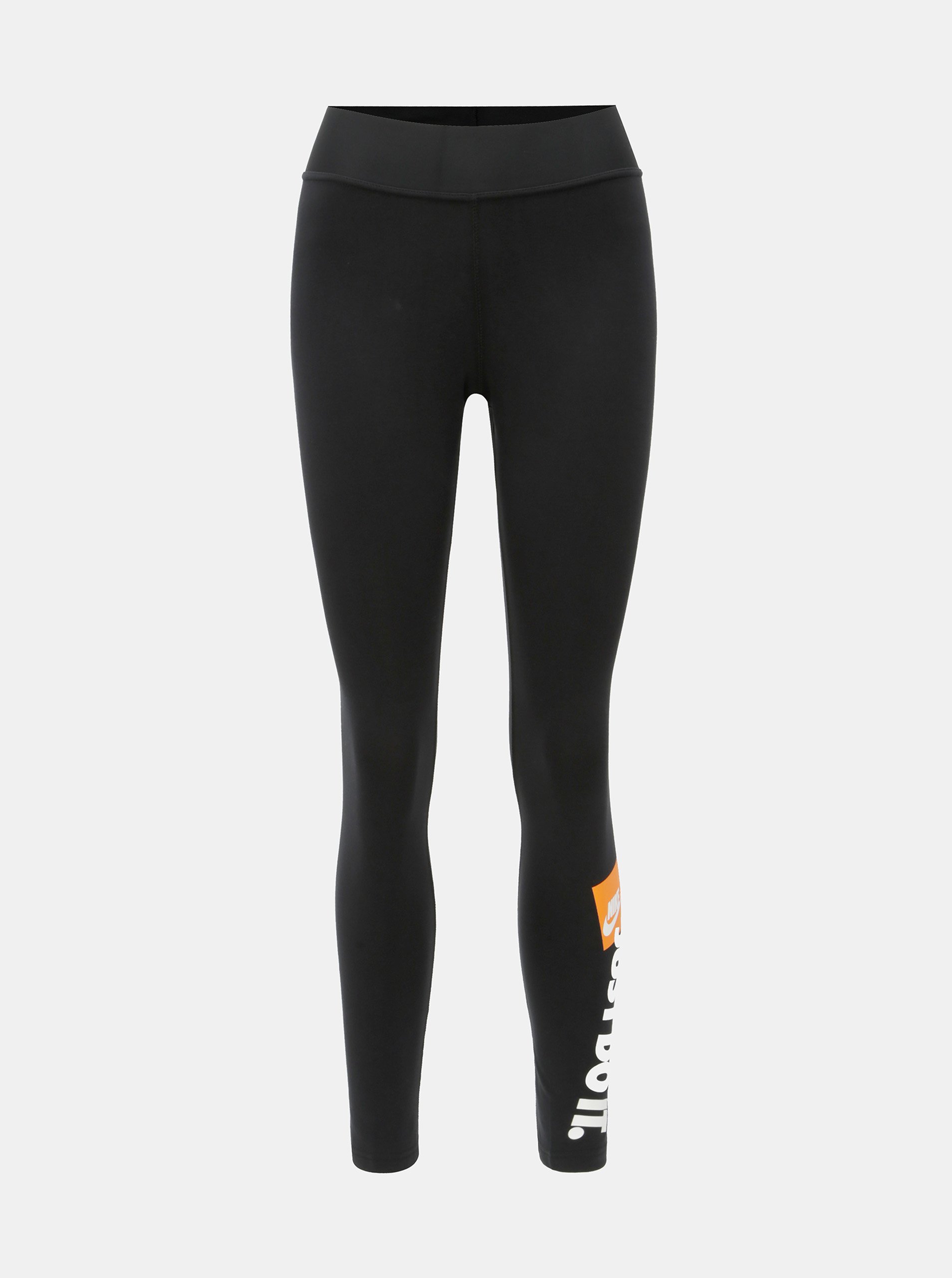 Černé dámské tight fit legíny s vysokým pasem Nike