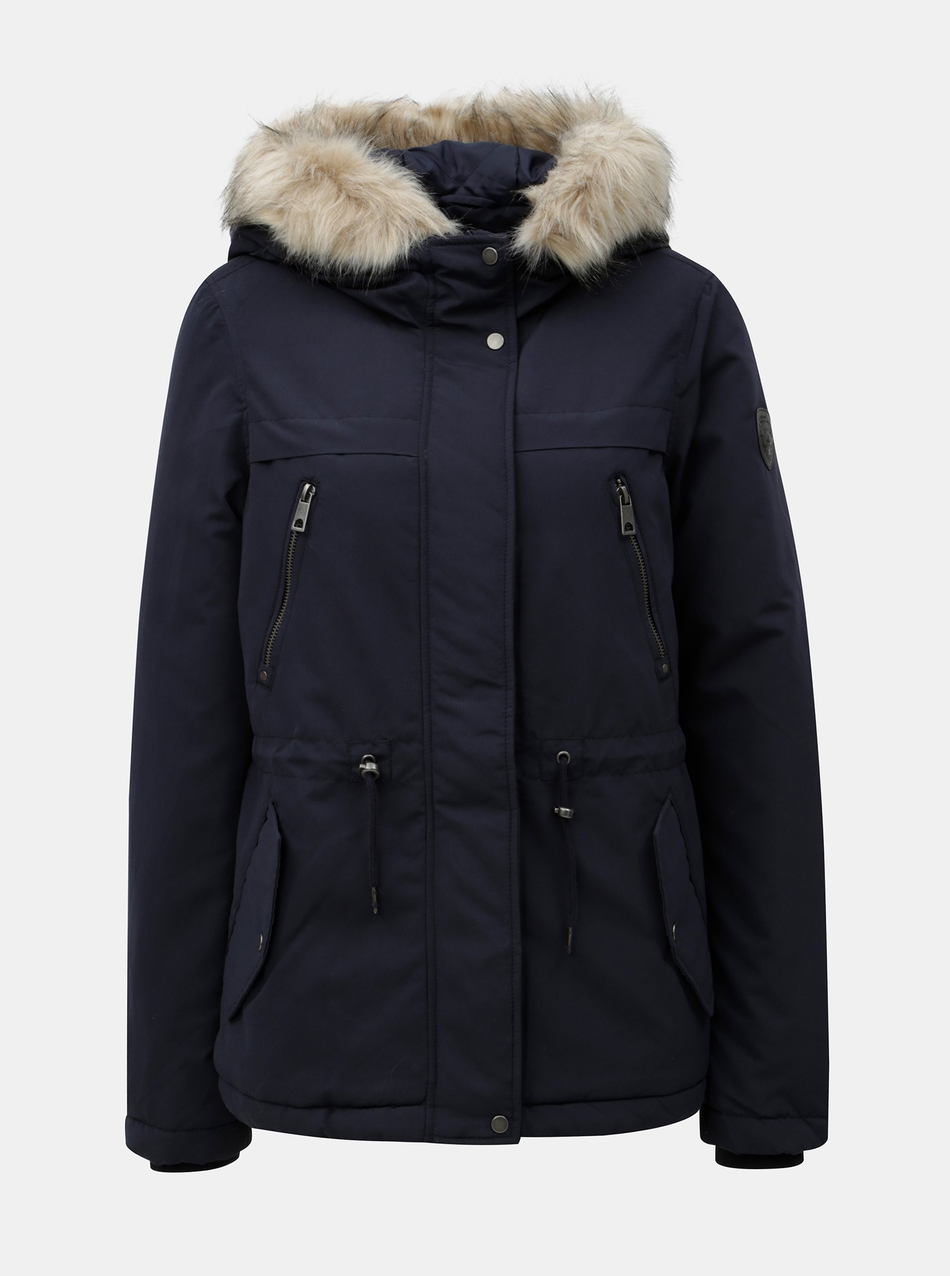Tmavě modrá zimní parka VERO MODA Breeze