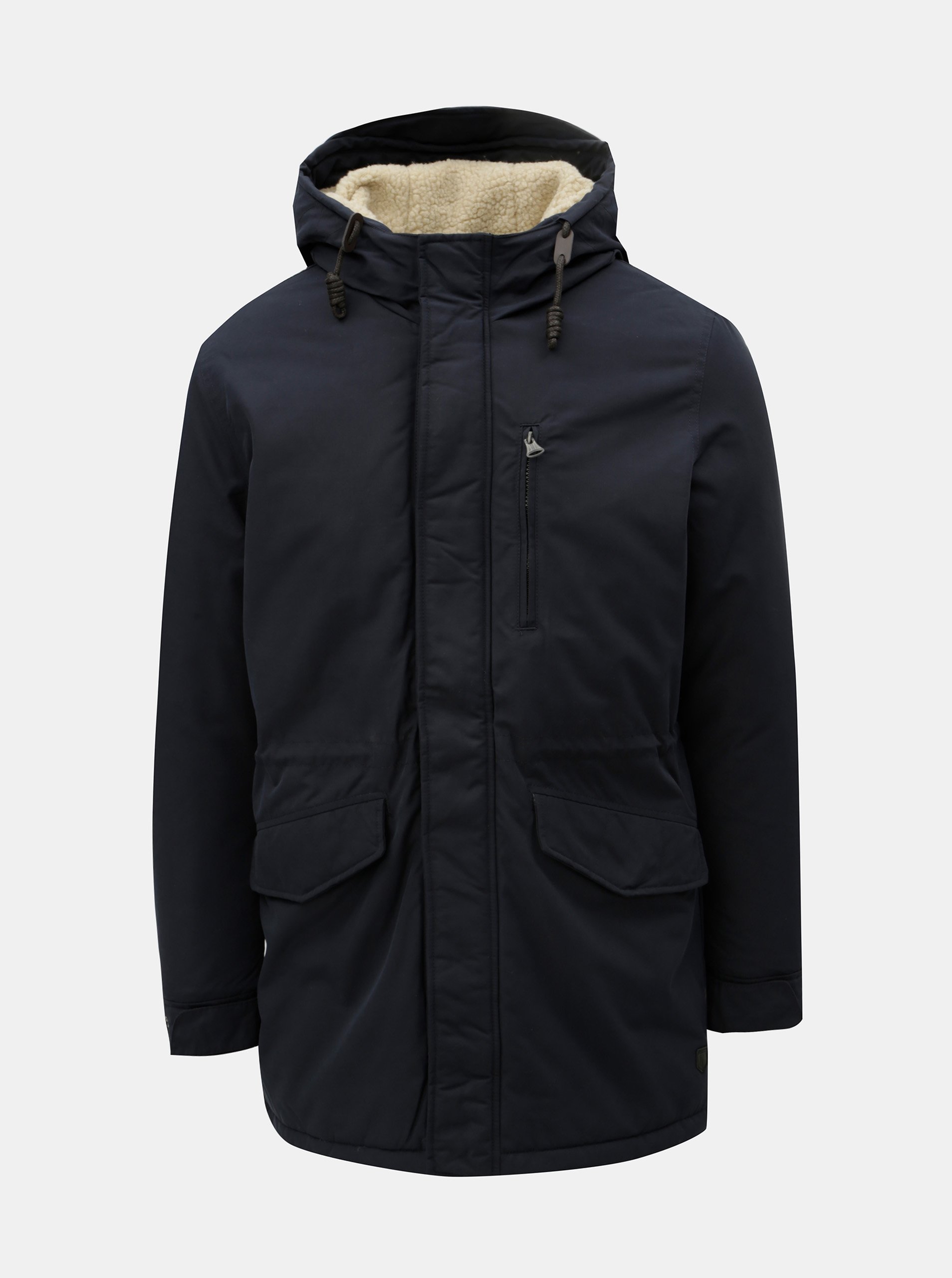 Tmavě modrá zimní parka Jack & Jones Ralen