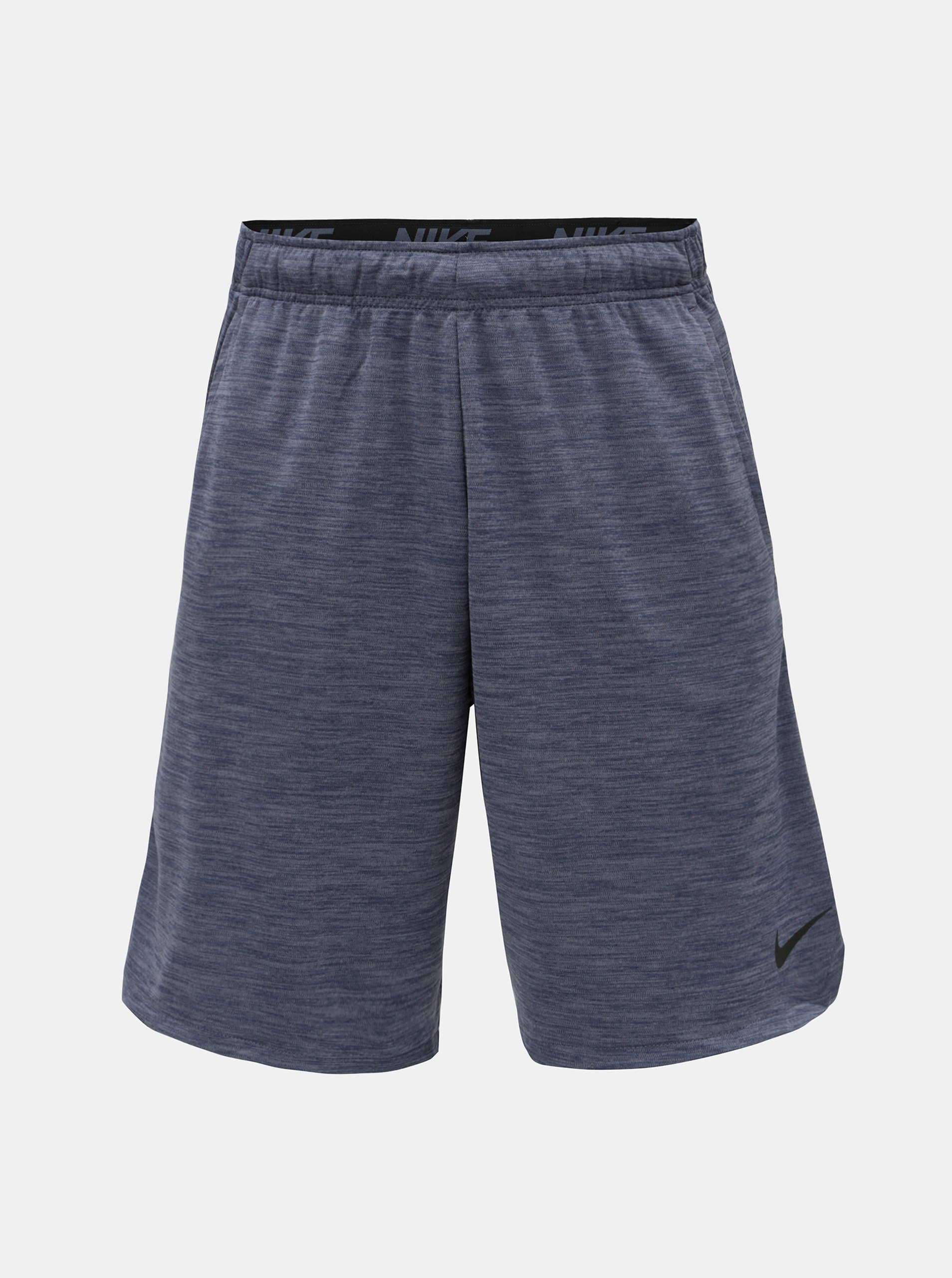 Modré pánské žíhané Dri-FIT kraťasy Nike