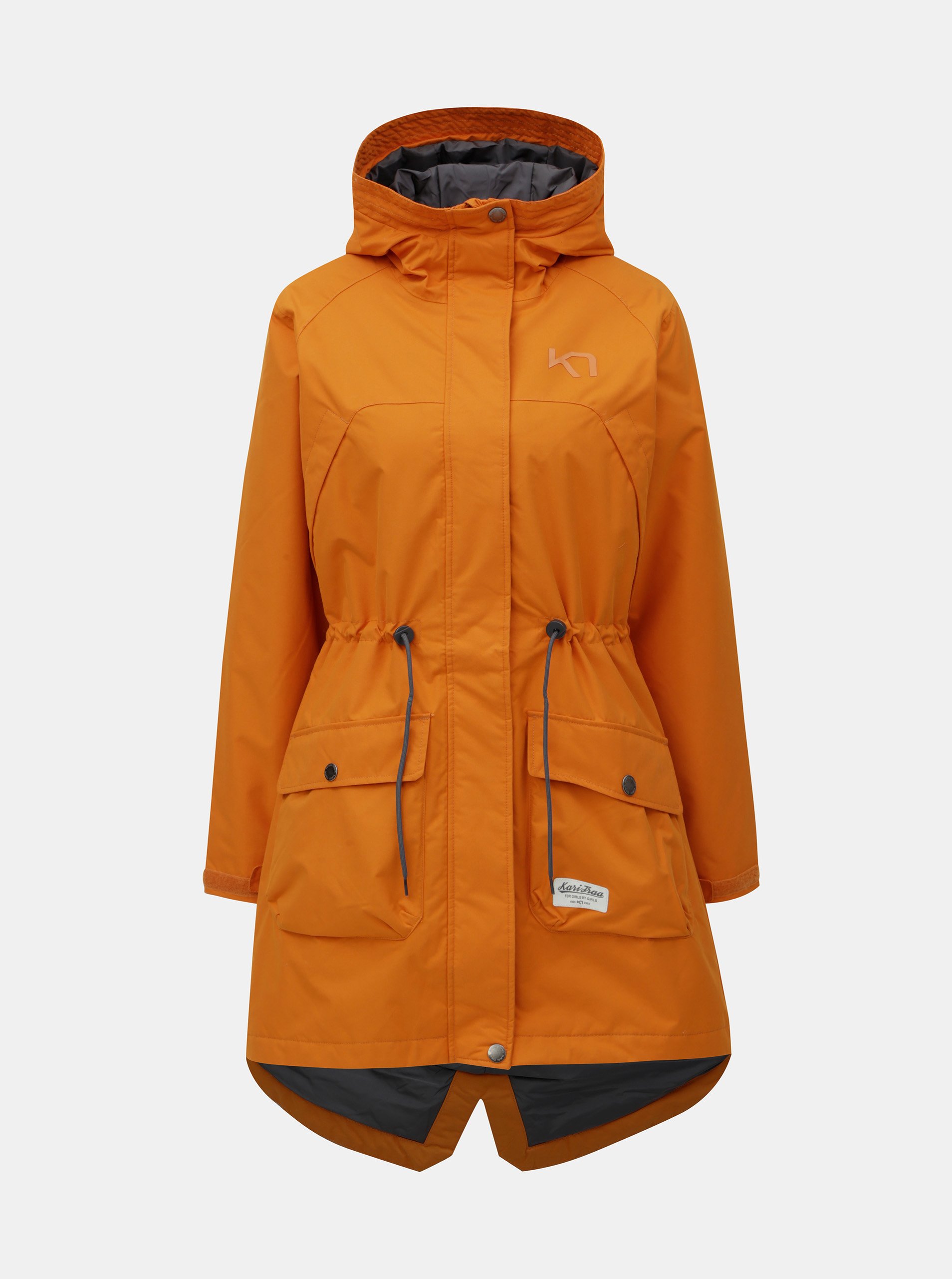 Oranžová funkční parka Kari Traa