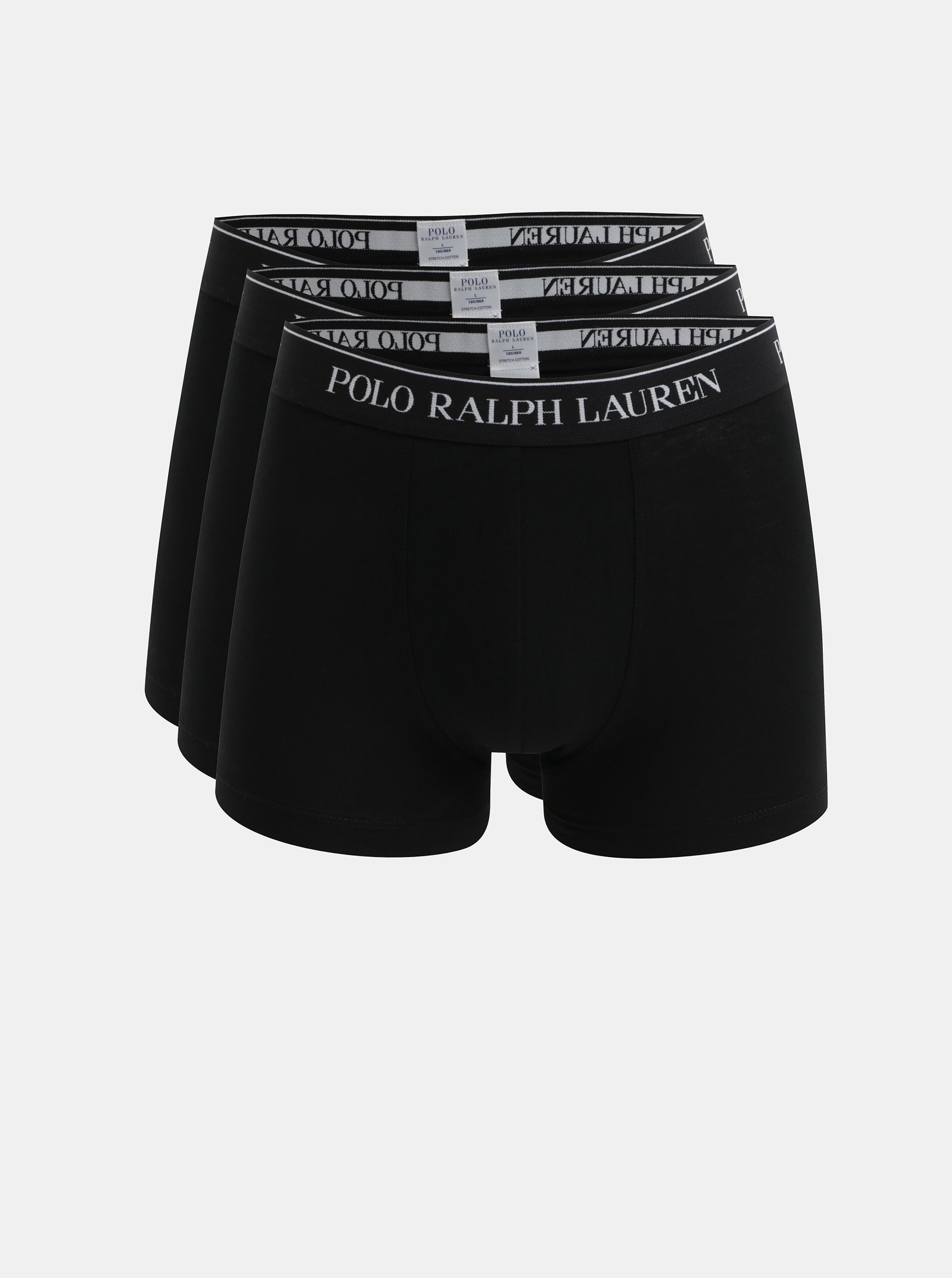 Sada tří boxerek v černé barvě POLO Ralph Lauren