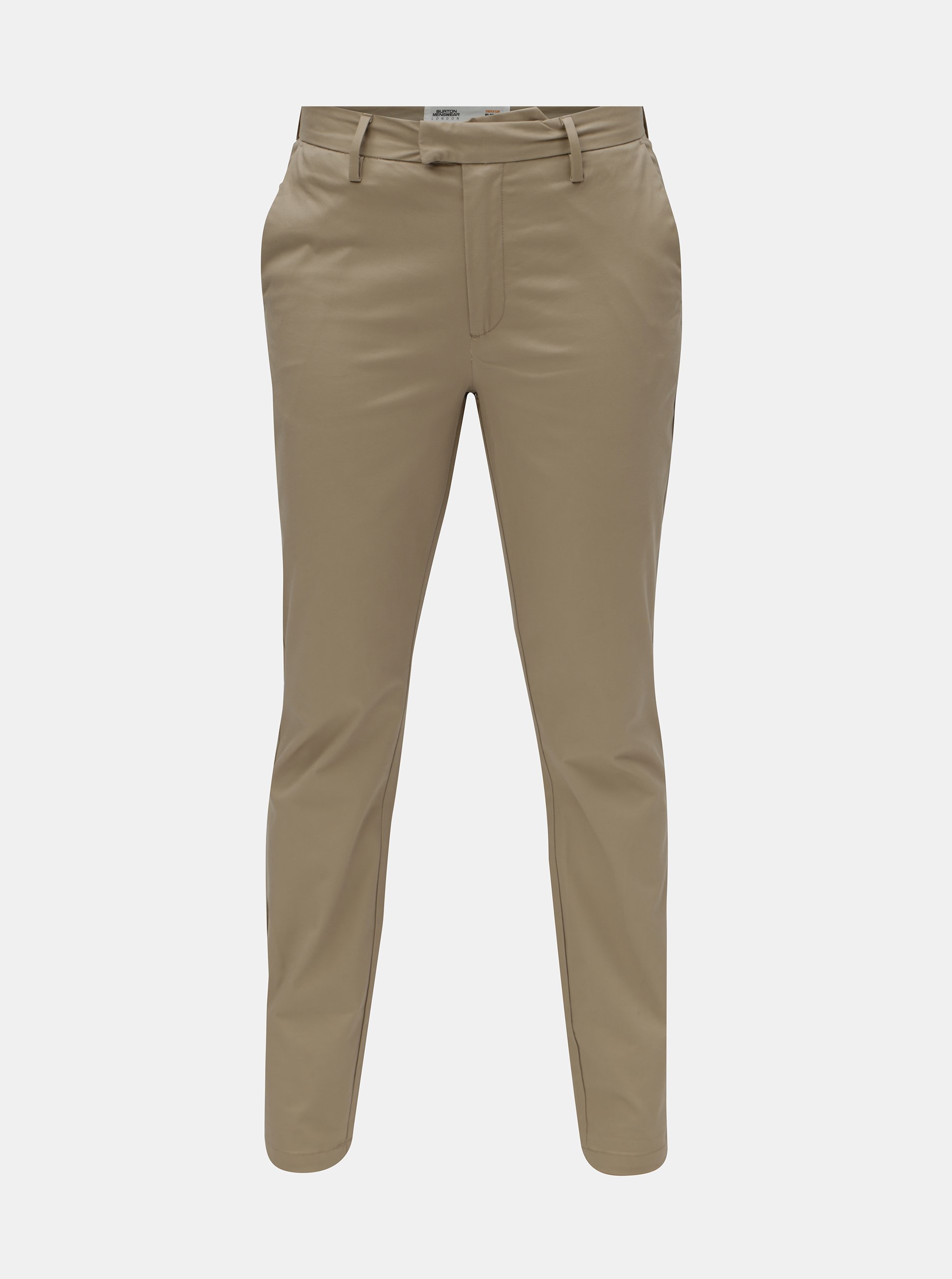 Béžové pánské kalhoty Burton Menswear London