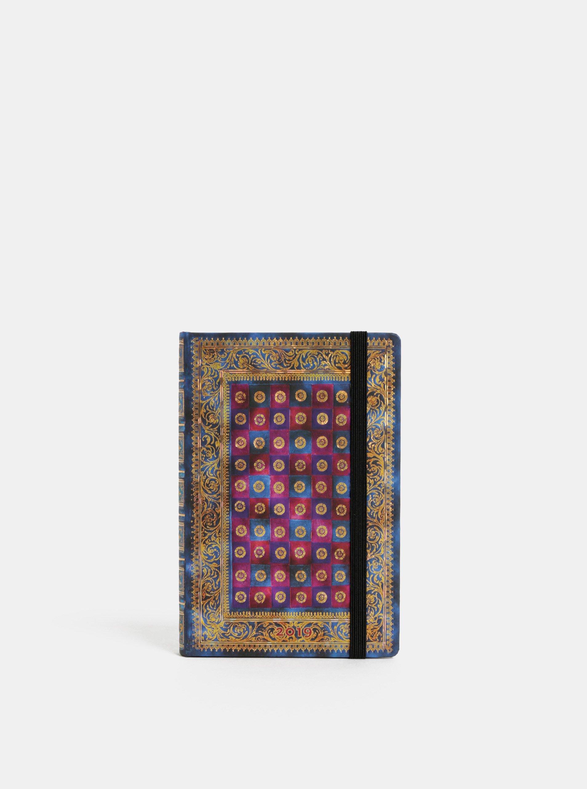 Modrý týdenní mini diář na rok 2019 Paperblanks Celeste