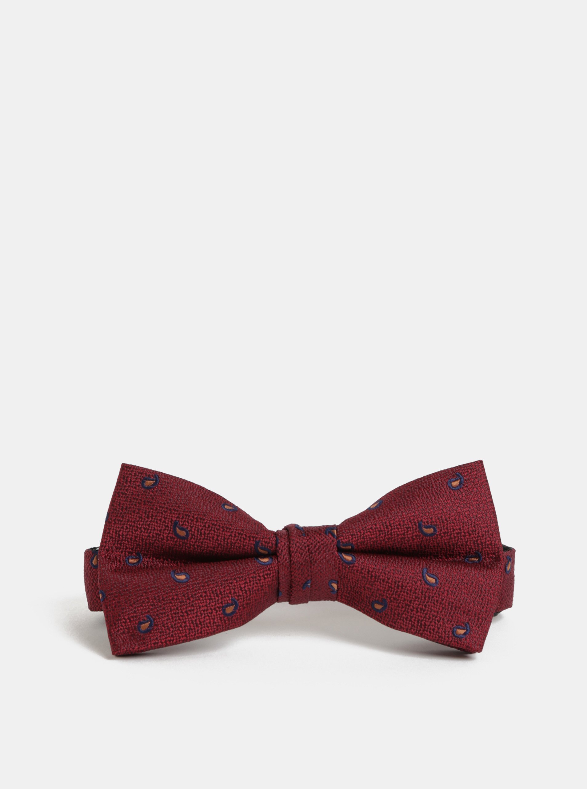 Vínový vzorovaný nastavitelný motýlek Jack & Jones Johan