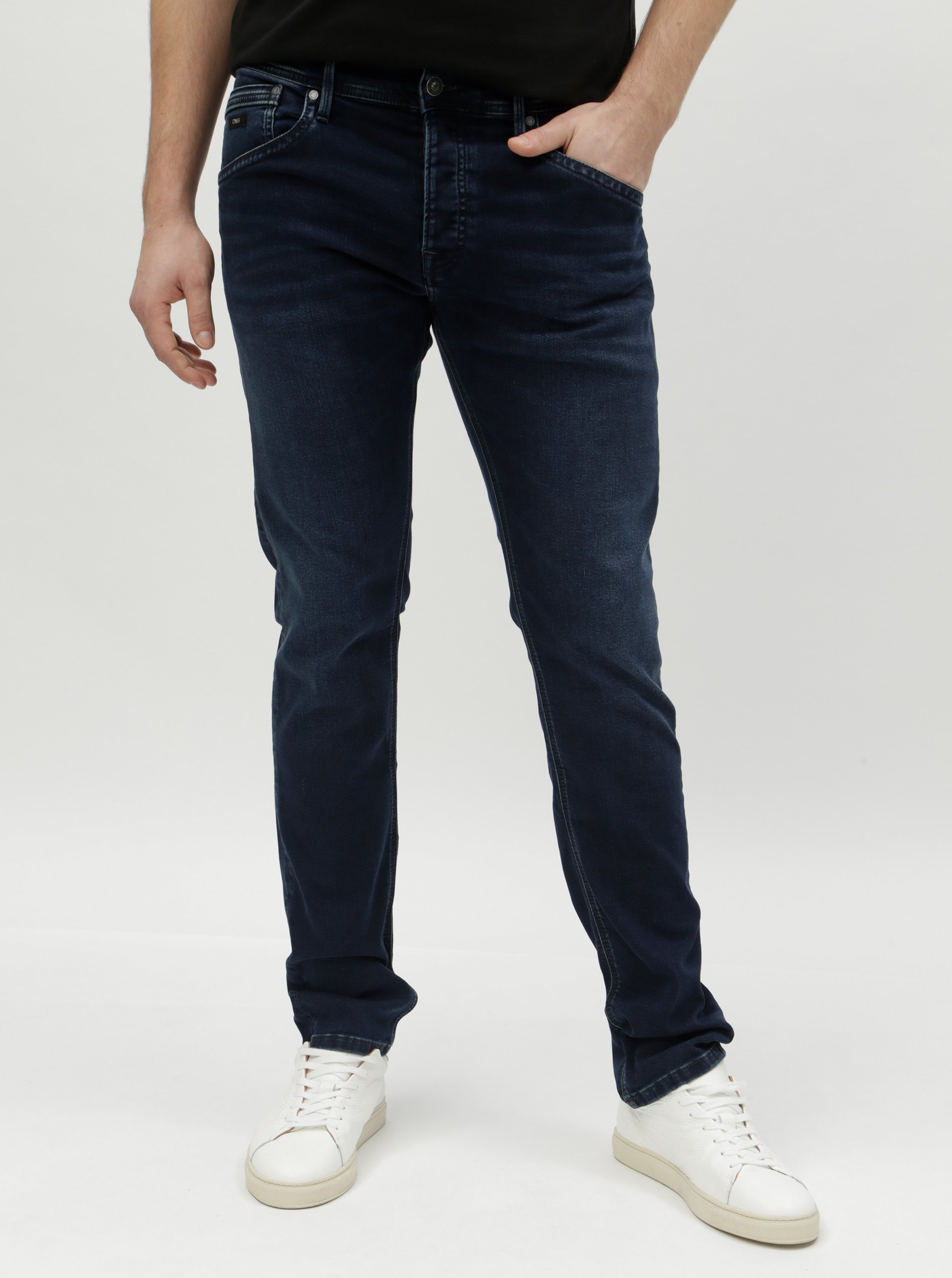 Tmavě modré pánské regular džíny Pepe Jeans