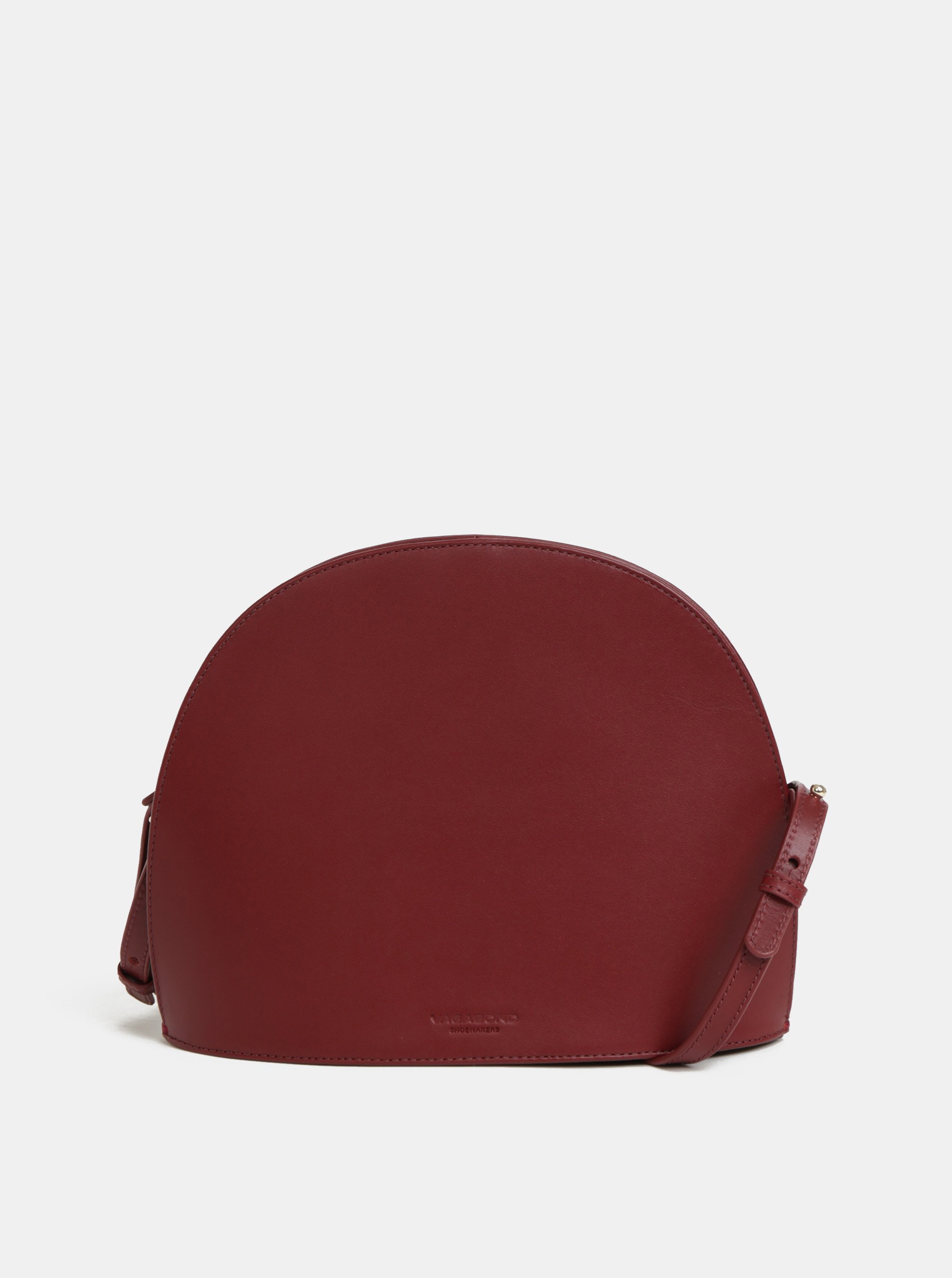 Vínová kožená crossbody kabelka Vagabond Shannon Vagabond