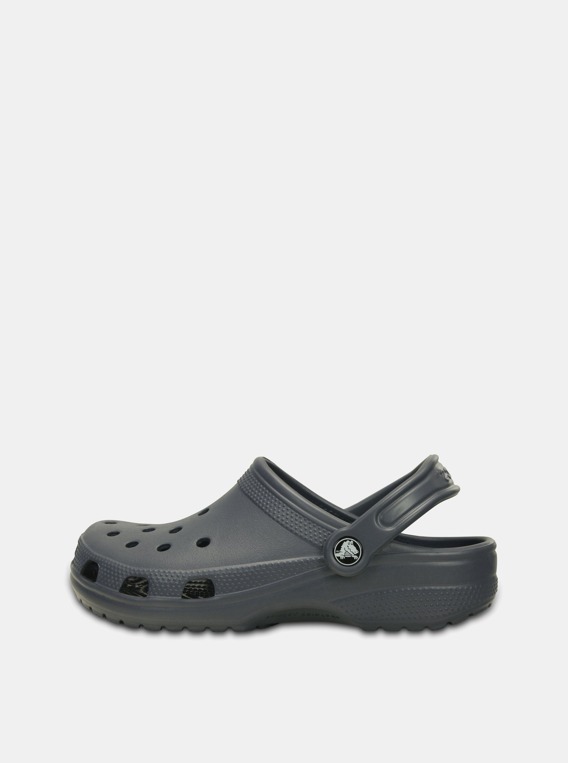 Šedé pánské pantofle Crocs Classic