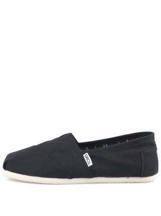 Espadrile barbatesti Classic Canvas negri de la TOMS