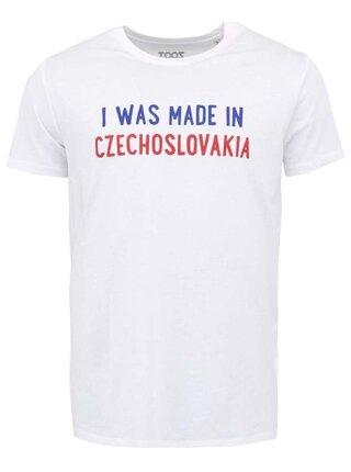 Bílé pánské tričko ZOOT Originál I Was Made in Czechoslovakia