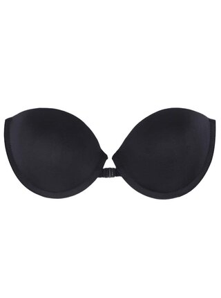 Černá samodržicí podprsenka s boční podporou Eve's Bra