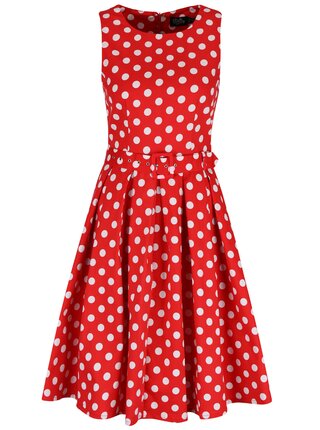 Rochie rosie Dolly & Dotty Annie cu buline