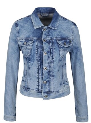 Světle modrá dámská džínová bunda Pepe Jeans Mikas