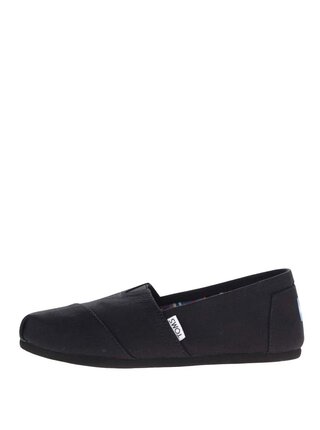 Černé dámské slip on TOMS Canvas Classic