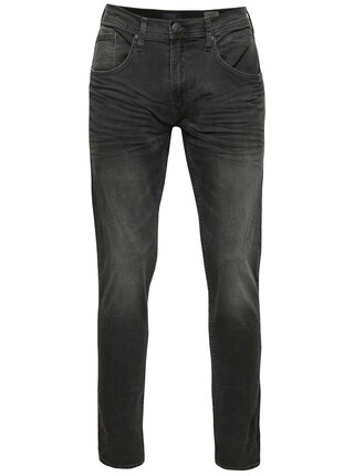 Blugi slim fit gri cu aspect decolorat Blend