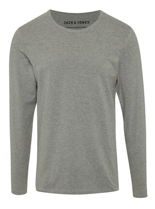 Bluza basic gri melanj Jack & Jones Basic