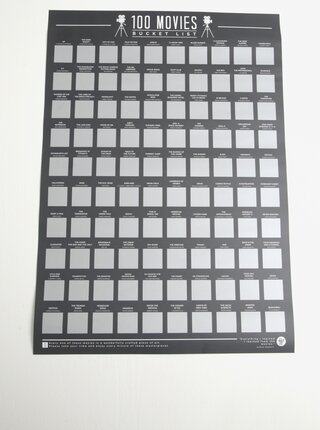 Calendar razuibil cu 100 de filme de vazut - Gift Republic