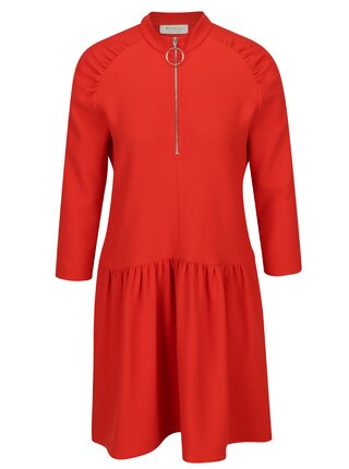 Rochie rosie cu fermoar - Rich & Royal