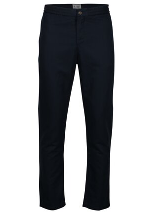 Pantaloni bleumarin din amestec de in - Original Penguin Relaxed Linen