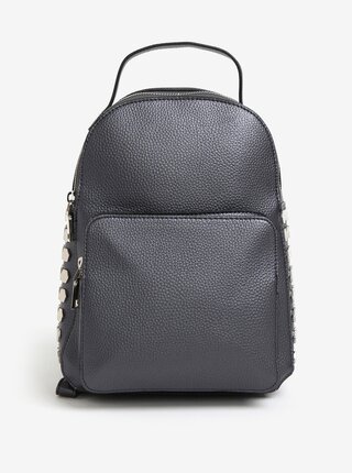 Šedý lesklý batoh MISSGUIDED