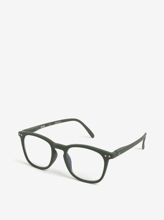 Khaki unisex ochranné brýle k PC IZIPIZI #E