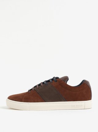 Hnedé pánske semišové tenisky Ted Baker Dannez