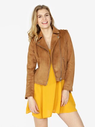 Hnědý křivák v semišové úpravě Miss Selfridge