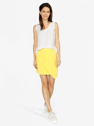 Krémová halenka s krajkou VERO MODA Lacey