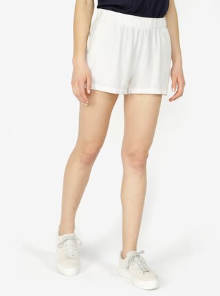 Krémové lněné kraťasy VERO MODA Asta
