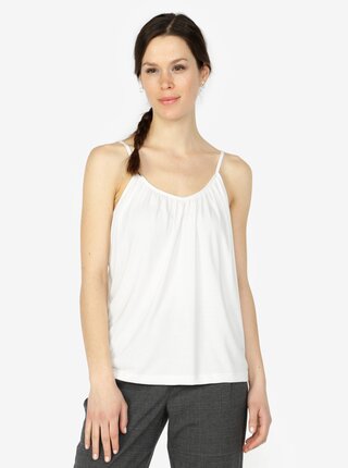 Krémové tílko VERO MODA Filli
