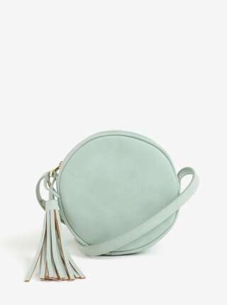 Mentolová crossbody kabelka Pieces Galina