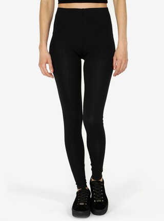 Leggings negri cu talie elastica - Miss Selfridge