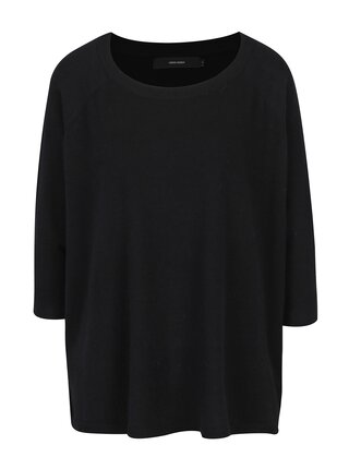 Černý svetr s 3/4 rukávy VERO MODA Karis