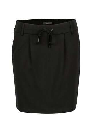 Fusta neagra cu talie elastica - ONLY Poptrash