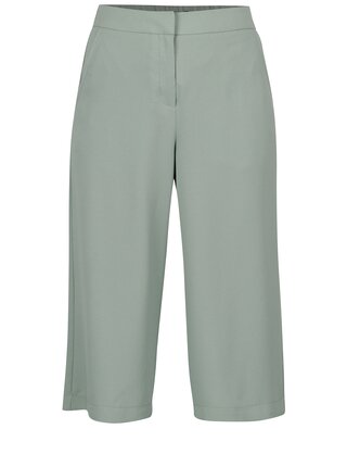 Světle zelené culottes s vysokým pasem VERO MODA Isabel