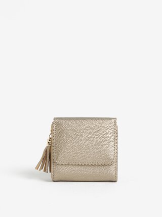 Malá peněženka ve zlaté barvě MISSGUIDED