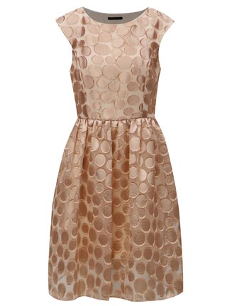 Rochie roz-auriu cu model - Pietro Filipi