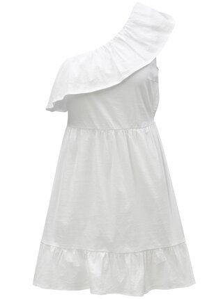 Rochie alba asimetrica VERO MODA Sia