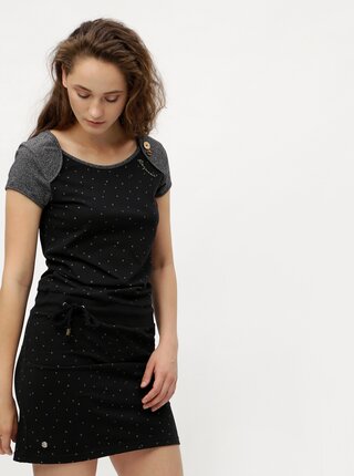 Rochie neagra cu model Ragwear Mike