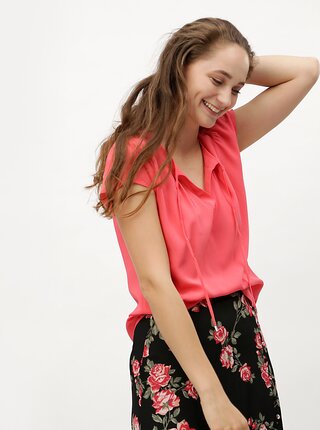 Bluza de dama corai cu model discret s.Oliver