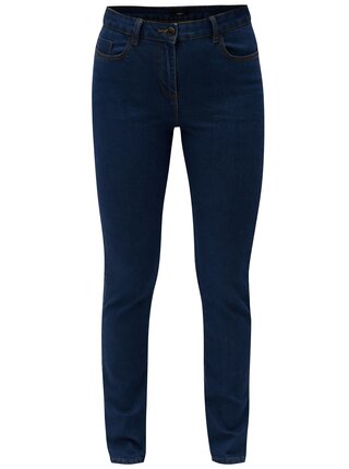 Tmavě modré dámské straight džíny M&Co